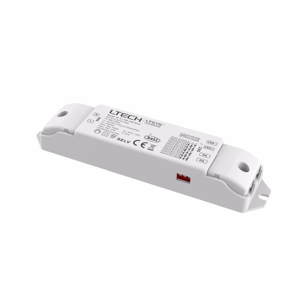 SE 12 100 400 W1D CC DALI Dimming Driver 12W 400mA (100 240Vac) 4 в 1|Контролеры RGB| |
