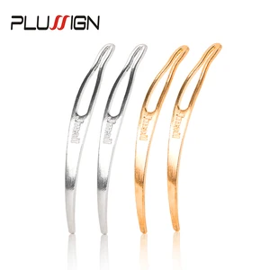 Сцепляющая игла для дредов, крючок для наращивания волос, сцепляющие сетчатые инструменты для местоположения, 2 шт. иглы для дредов Plussign