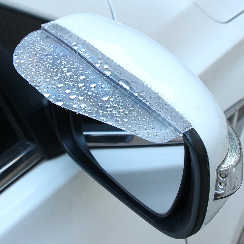 2 шт. Универсальные гибкие ПВХ резиновые брови автомобильные аксессуары зеркало