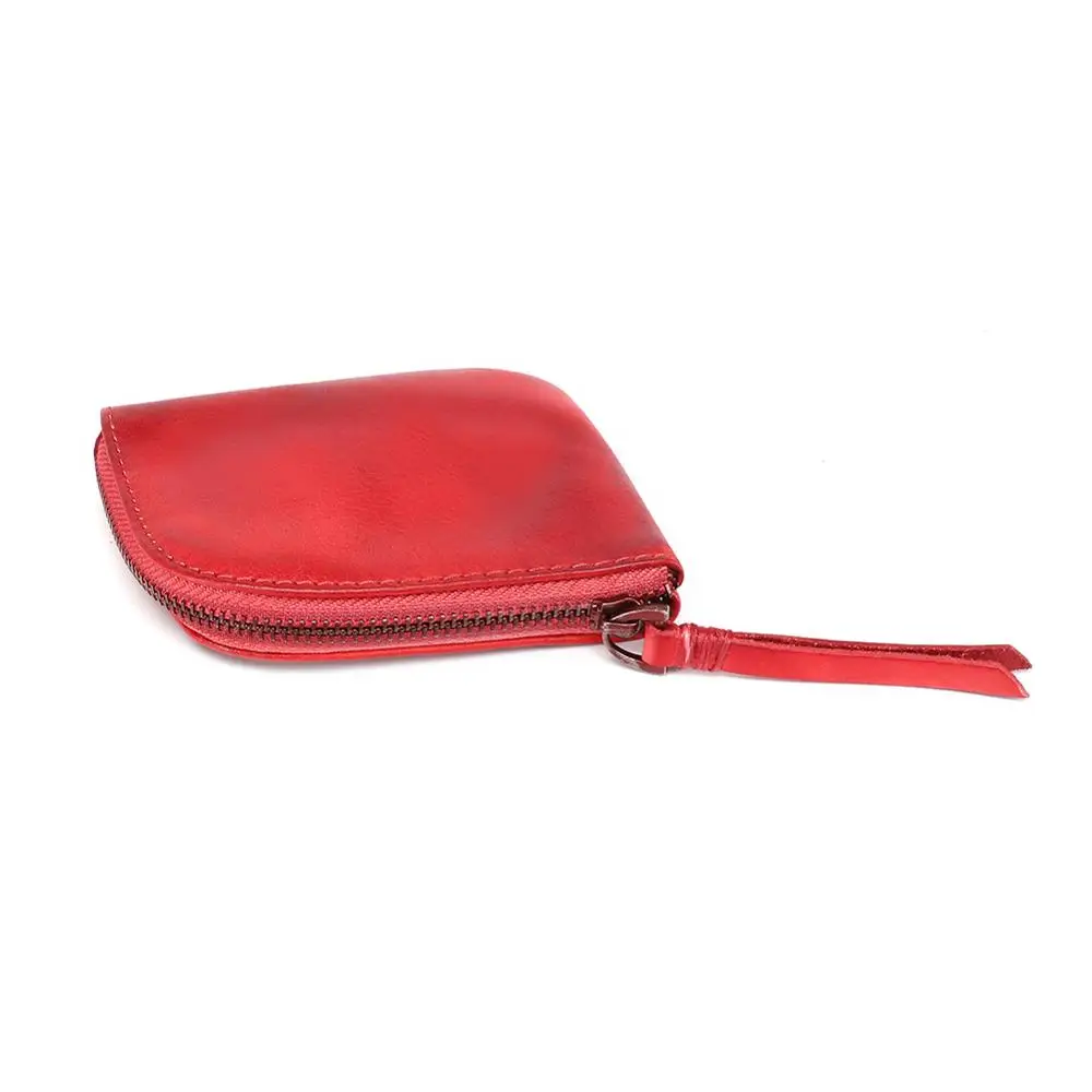 Кошелек JOGUJOS из натуральной кожи унисекс винтажный бумажник на молнии для мужчин