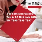 Чехол для Samsung Galaxy Tab A A2 10,5 дюйма 2018 SM T590 T595 T597, кожаный смарт-чехол с магнитной подставкой для Galaxy Tab A2 10,5, чехол