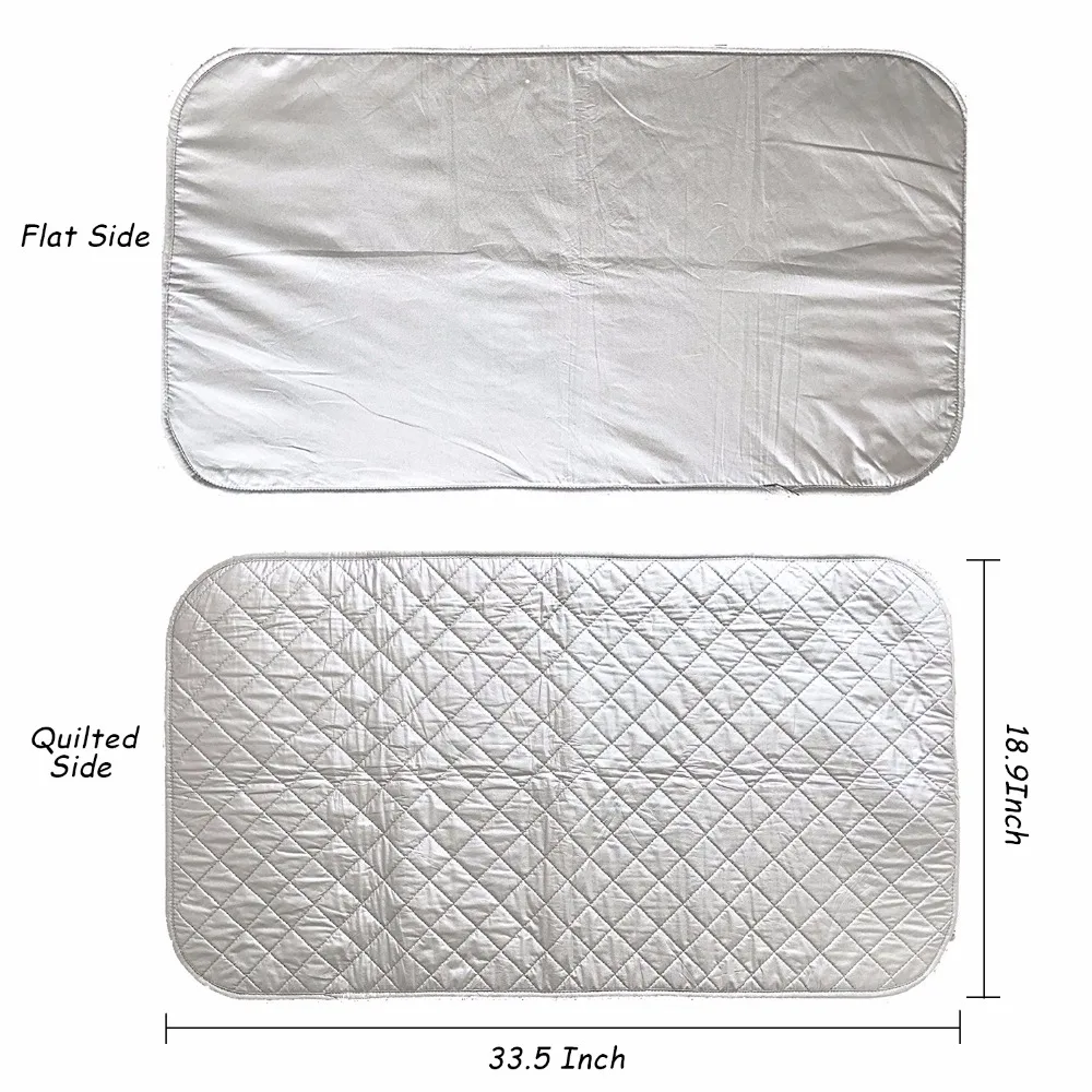 Гладильное одеяло портативный коврик для глажки с силиконовой подкладкой пресс
