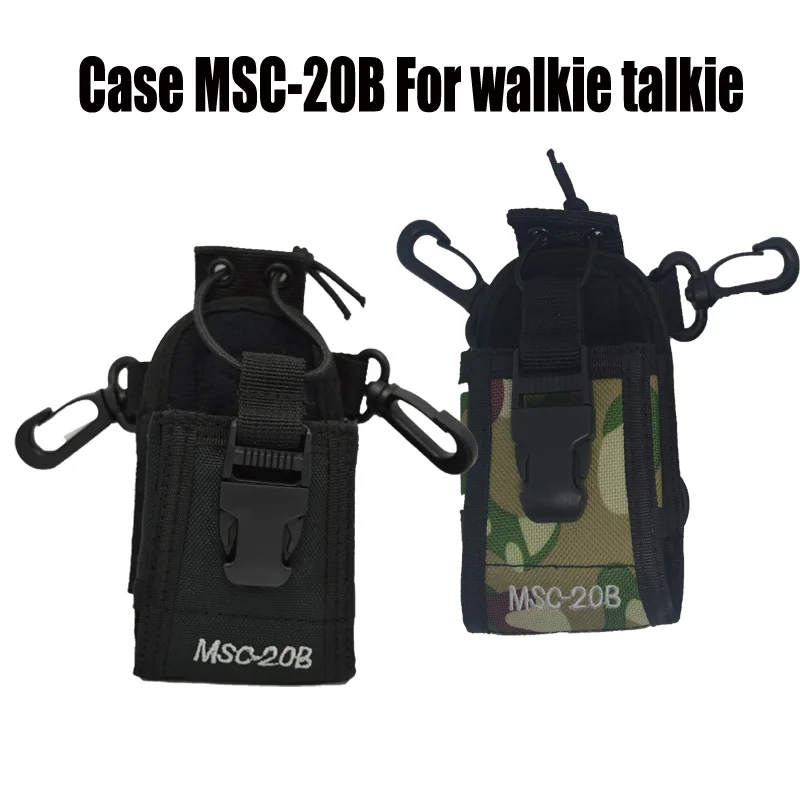 

Hot Radio Case Holder MSC-20B walkie talkie Nylon Bag Carry Case For BaoFeng UV-5R UV-82 UV-B5 UV-B6 BF-888S Quansheng Puxing