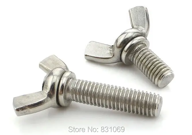 

10pcs/Lot Metric M8x35mm Stainless Steel Wing Bolt Butterfly Bolt Screw Brand New
