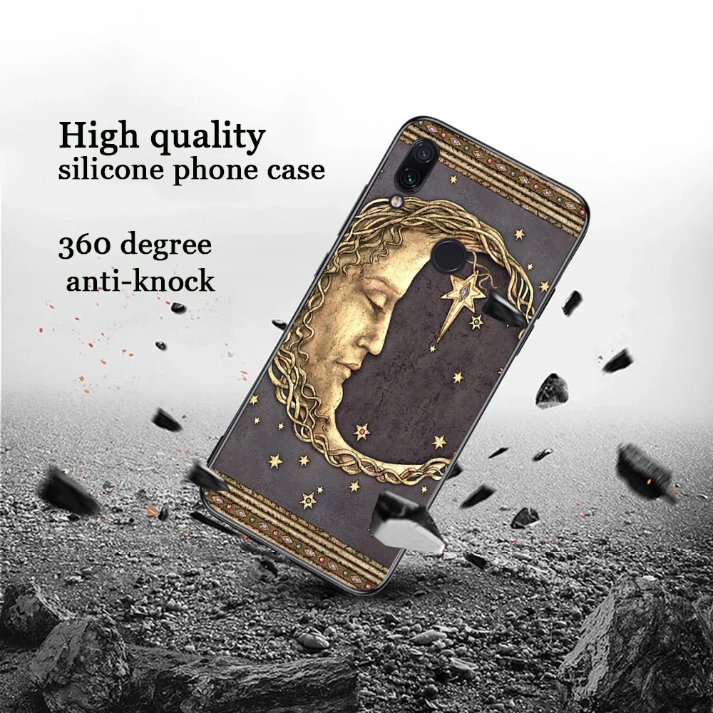 Lavaza солнце и луна черный силиконовый чехол для Xiaomi Redmi 4A 4X5 5A 6 6A 7 7A 8 8A K20 Pro Plus S2 Go