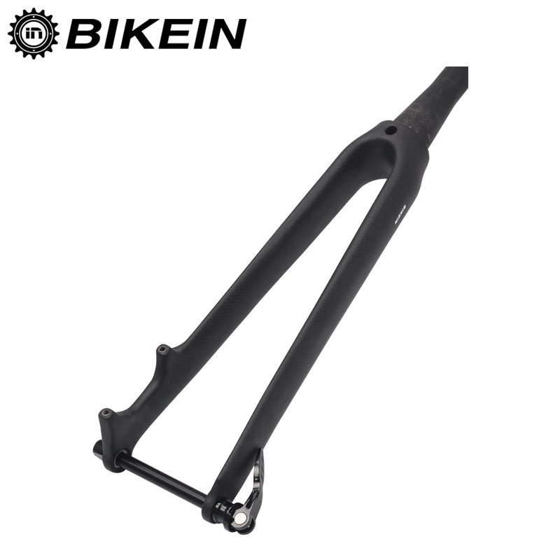 BIKEIN Lite Ультралегкая велосипедная жесткая шоссейная Карбоновая вилка 700C 1 1/8 &quot