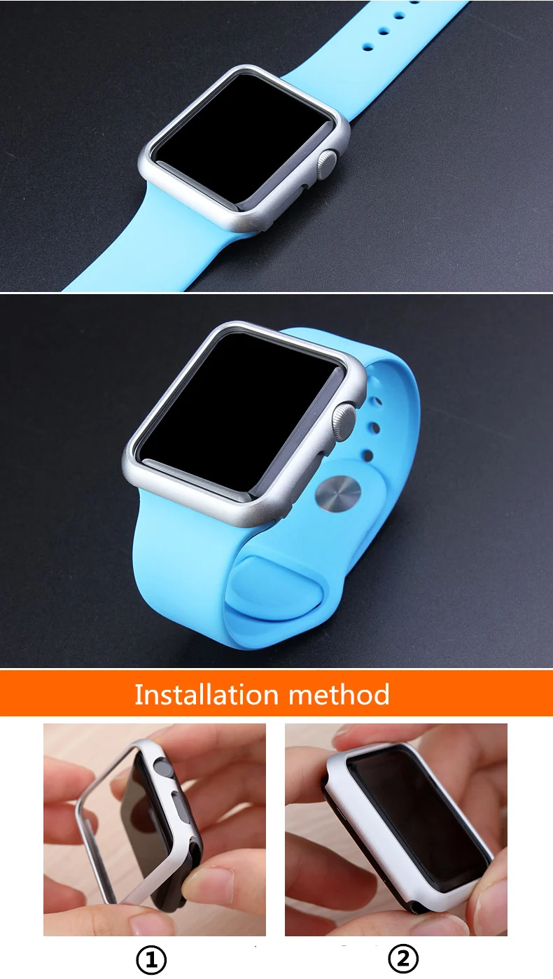 Металлический чехол для apple watch 4 band 44 мм 40 мм iwatch band 42 мм 38 мм алюминиевая рамка защитный чехол 4 3 2 1 Аксессуары для часов