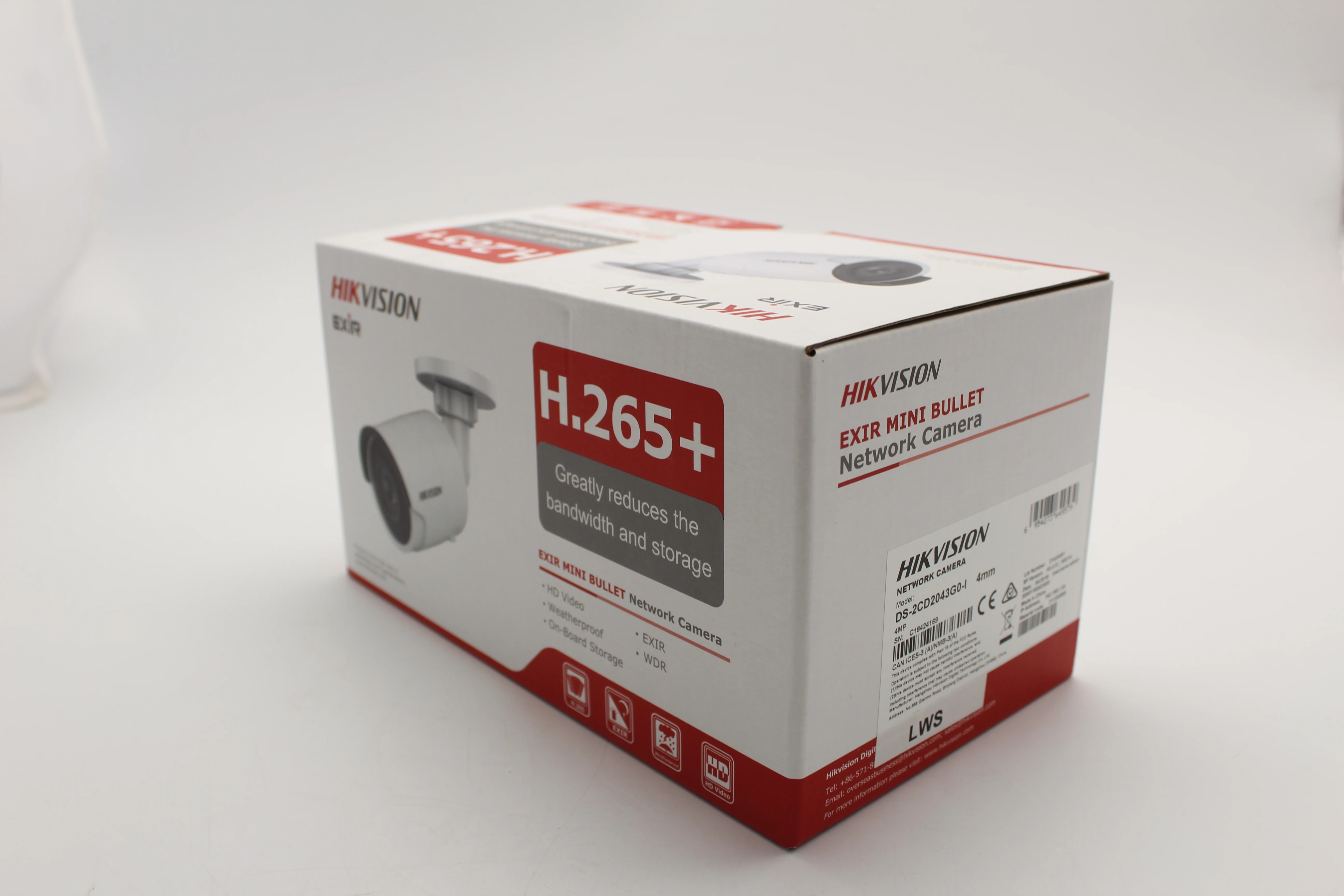 Оригинальная фотокамера Hikvision 4 МП ИК сетевая камера POE IR30m разъем для SD карты H.265
