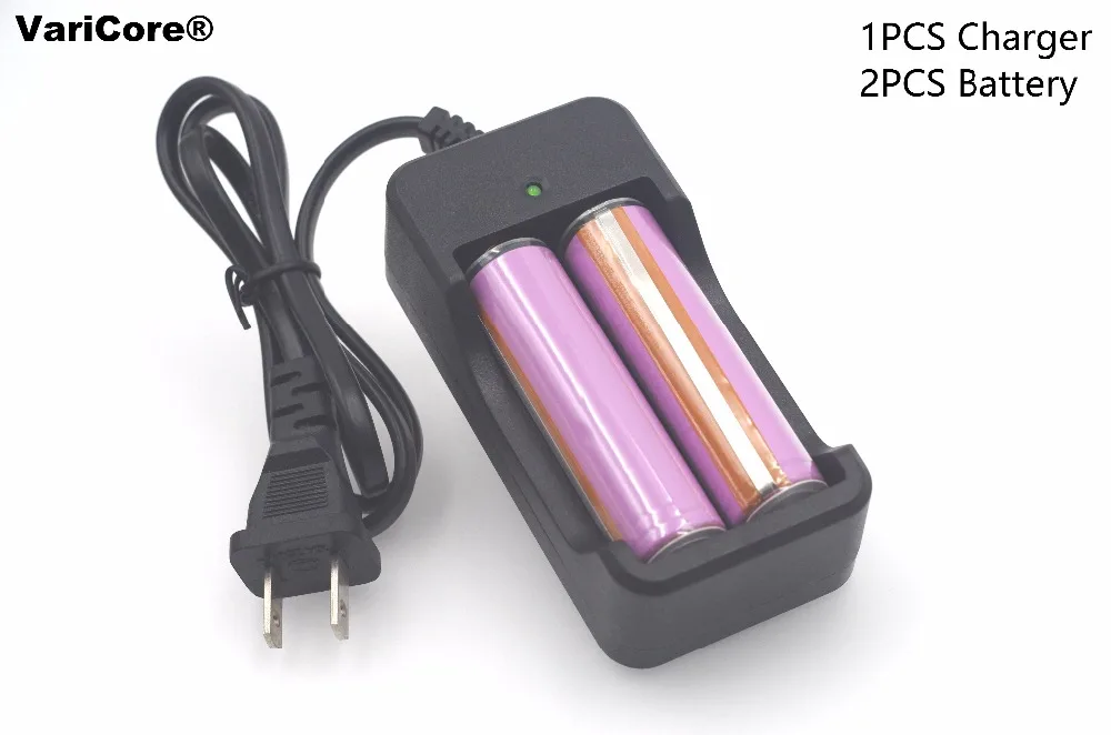2 шт. Новый ICR18650-26F 3 7 в 2600 мАч защиты литий-ионный перезаряжаемые батарея с PCB + 18650