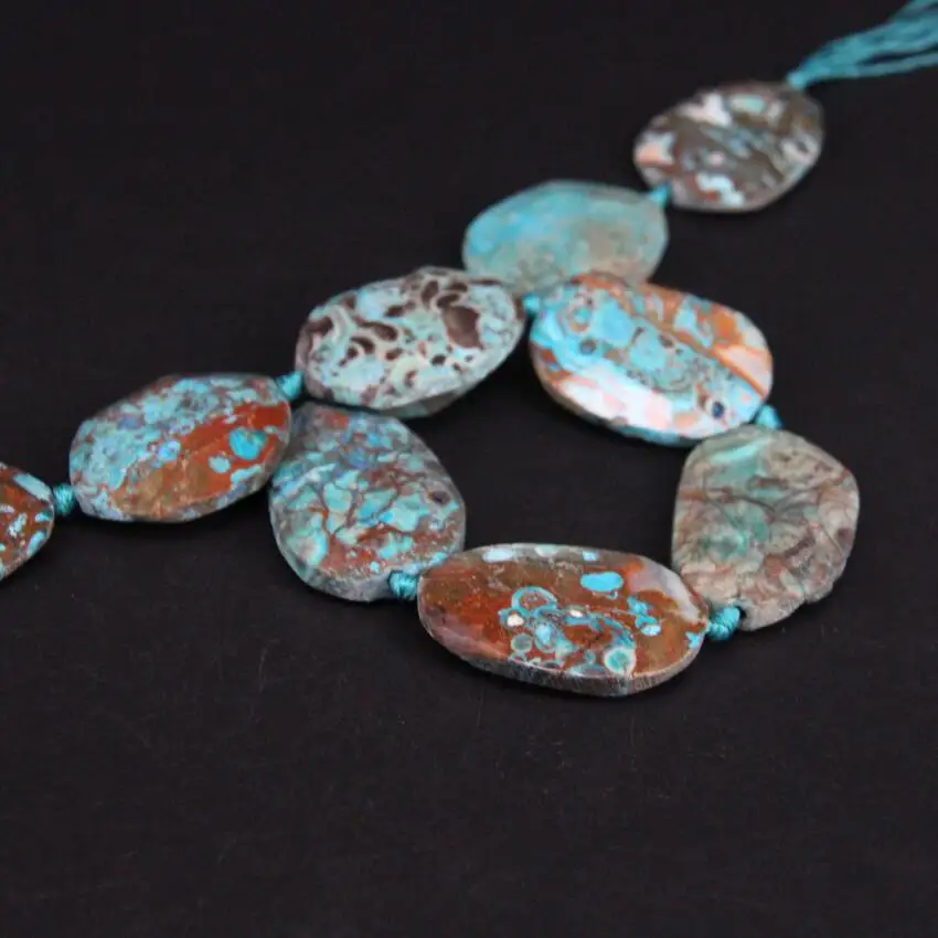 Бусины россыпью из голубого натурального нефрита 15 5 Дюймов необработанные Агаты