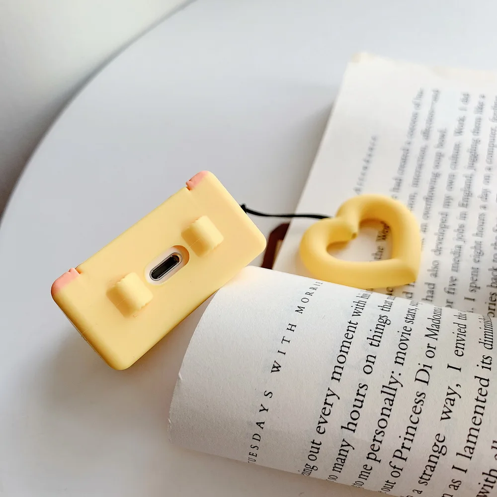 Модный квадратный чемодан дизайн защитный силиконовый Bluetooth беспроводной чехол