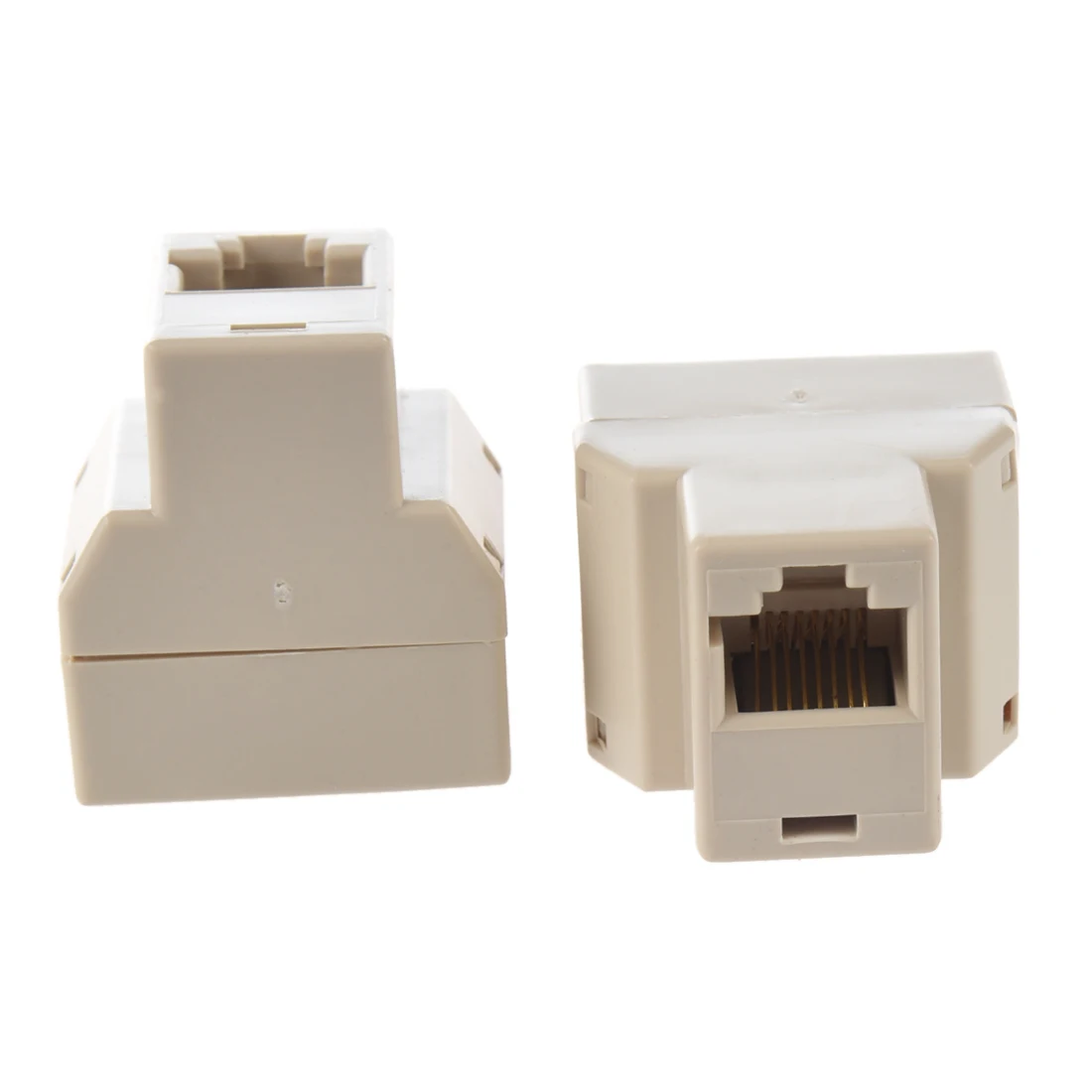 Высокое качество 2 шт 3 пути RJ45 LAN сеть Ethernet сплиттер разъем хаки|Соединители| |