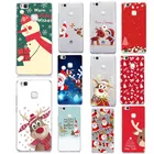 Зимний Рождественский чехол для телефона Huawei Honor 9 Lite, Роскошный чехол для Huawei P Smart P20 P9 P10 Mate 10 P8 Lite 2017 Funda