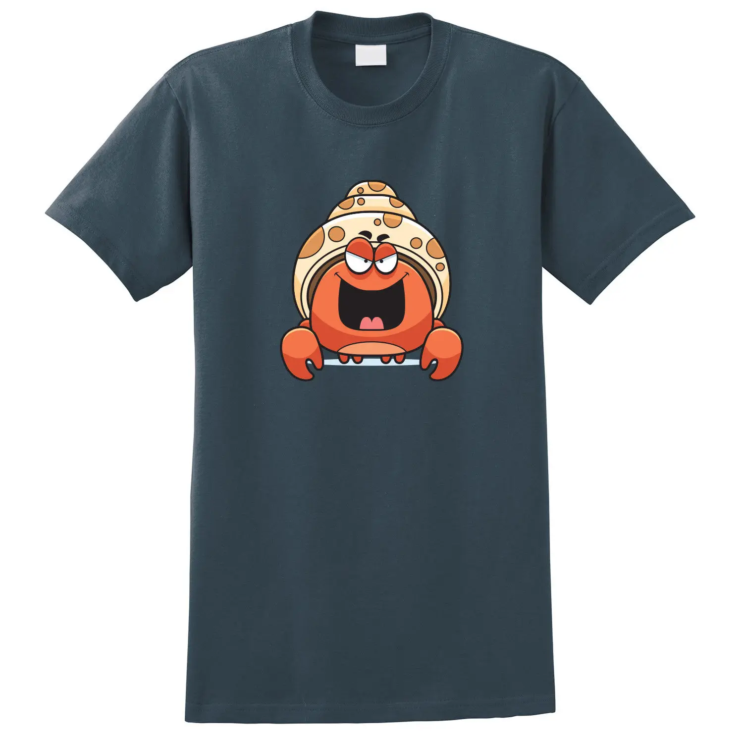 Футболка с принтом злого краба | Женская одежда