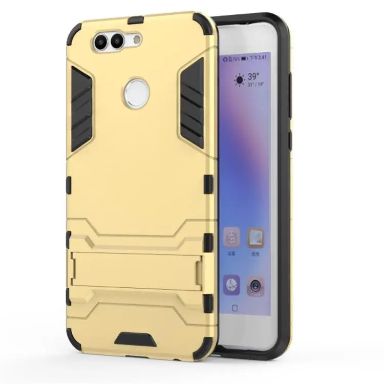 Hybrid Armor Rugged Rubber Kickstand Case Cover for Huawei Nova 2 / Plus |
