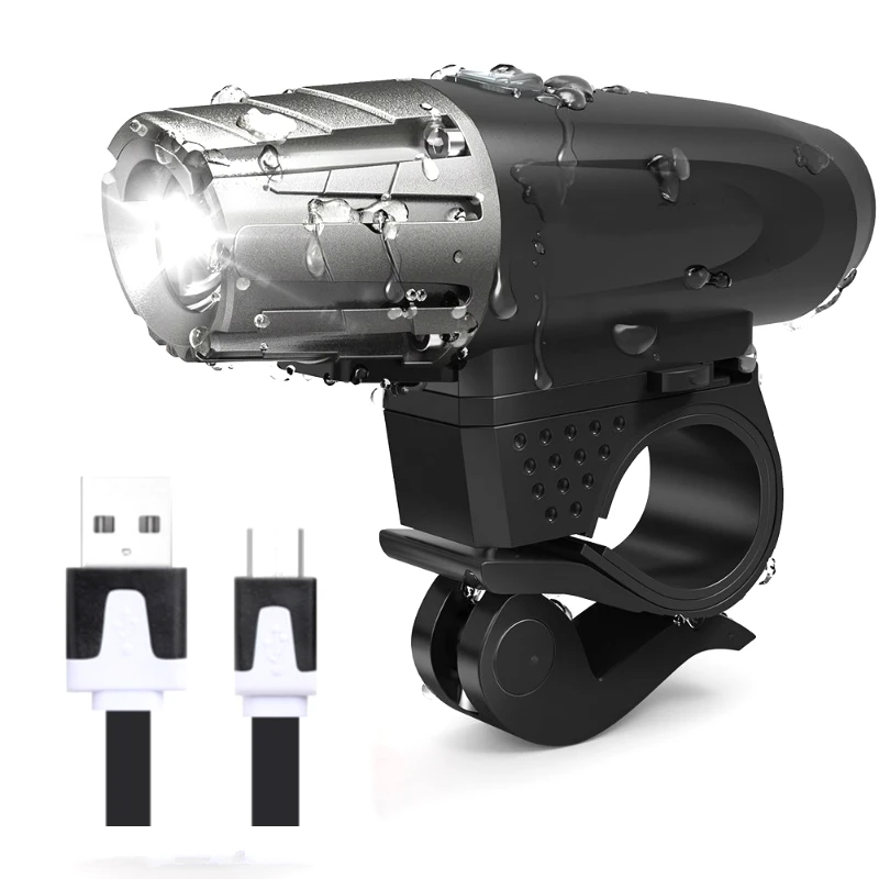 USB Перезаряжаемый велосипедный светильник мощный люмен головной светодиодный