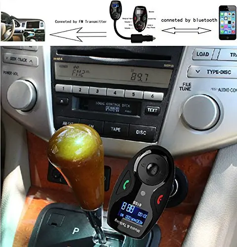 Универсальный ЖК-дисплей Bluetooth Hands free автомобильный комплект MP3-плеер