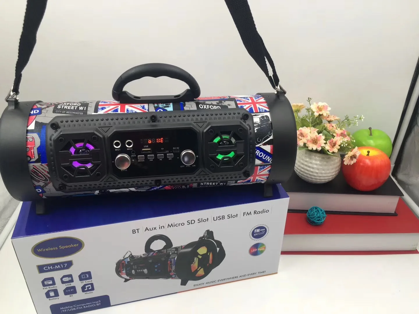 M17 портативный bluetooth динамик высокой мощности 20 Вт Саундбар Беспроводная колонка наружный сабвуфер поддержка микрофон Move KTV PK Boombox Xtreme