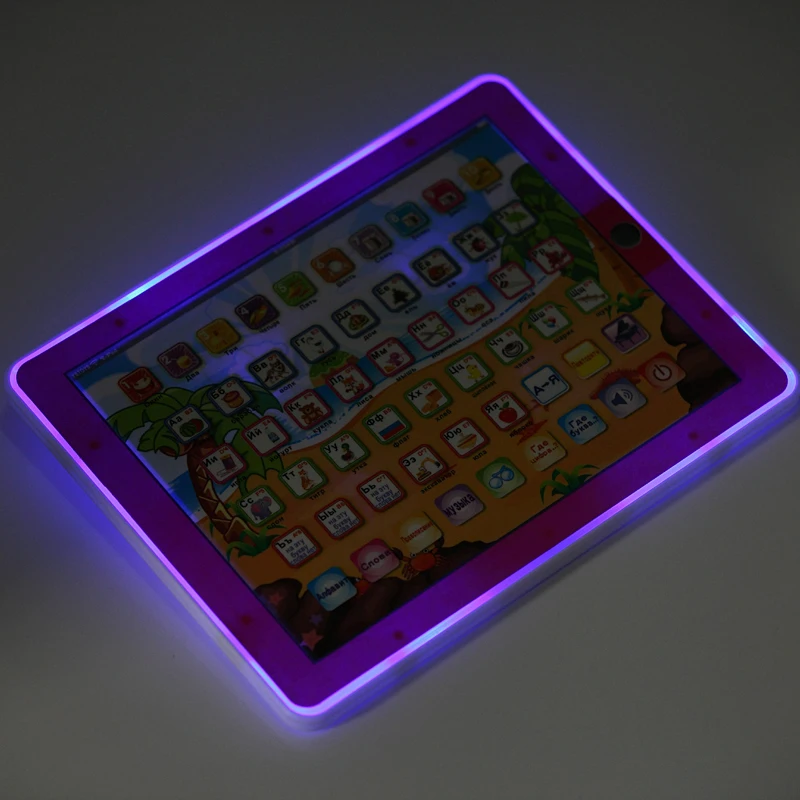 Обучающие игрушки для детей планшет обучающий Y Pad на русском языке ABC русская