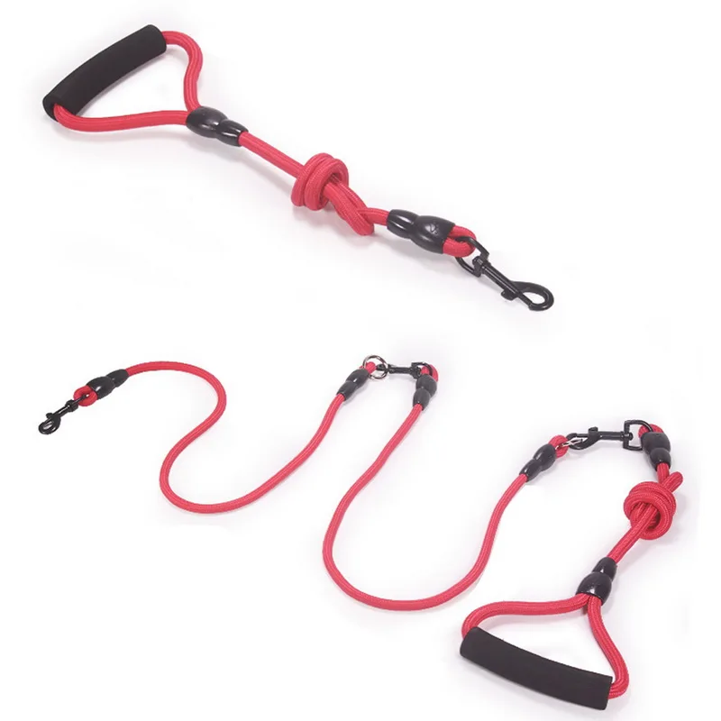 Hoomall 1pc Nylon Pet Dog Leash Double-headed For Small Medium Large Dogs Safety Outdoor Round Traction Rope Leashes | Дом и сад