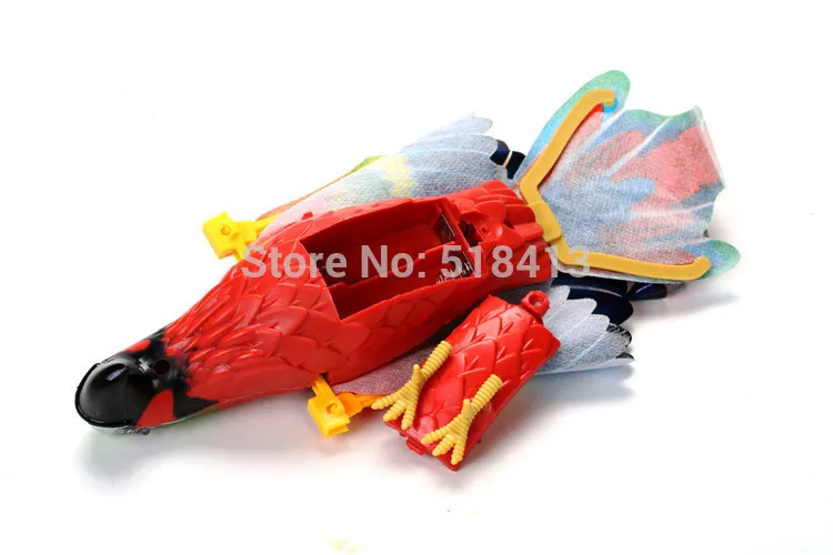 Электрический попугай при отключении птиц будет ярким голосом с лампой музыка