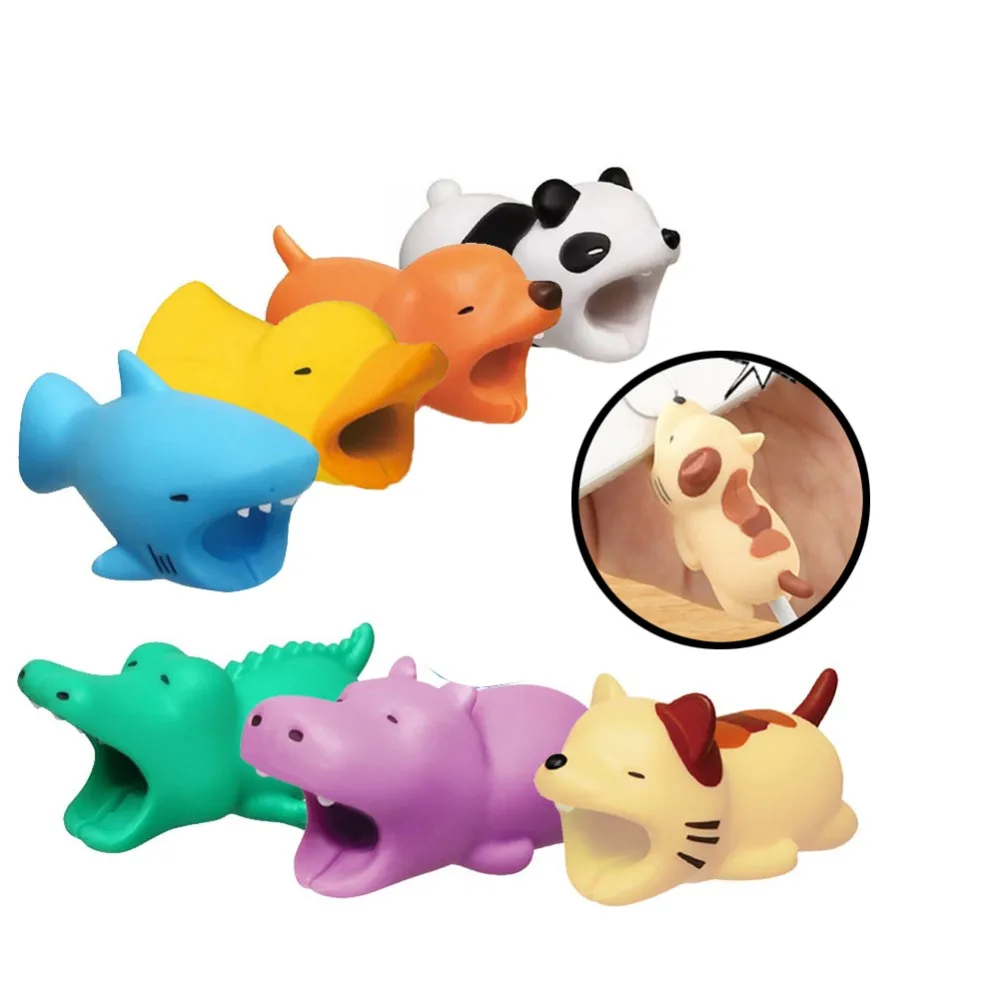 1 шт. Универсальный телефон зарядный кабель Органайзер милые животные японский