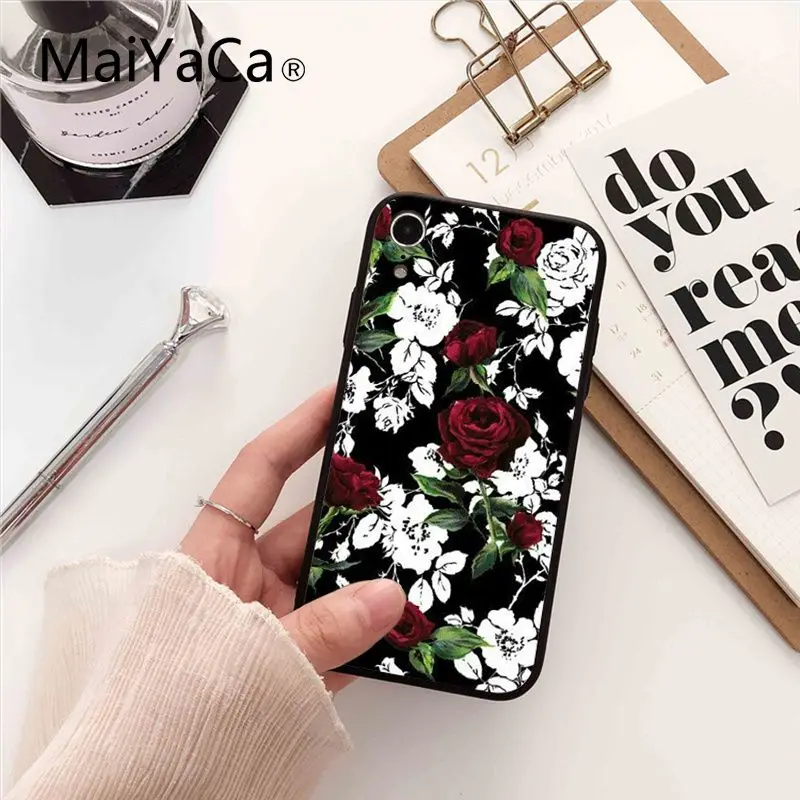 Maiyaca искусство красивый Fondos цветы красочный симпатичный чехол для телефона iPhone 5