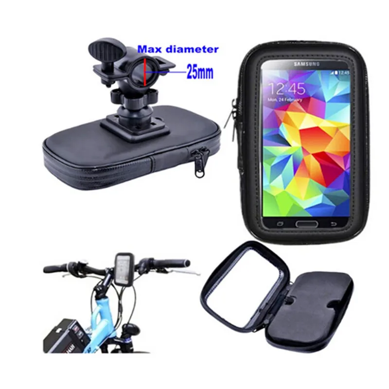 Велосипедный велосипед мобильный телефон держатель Водонепроницаемый чехол с