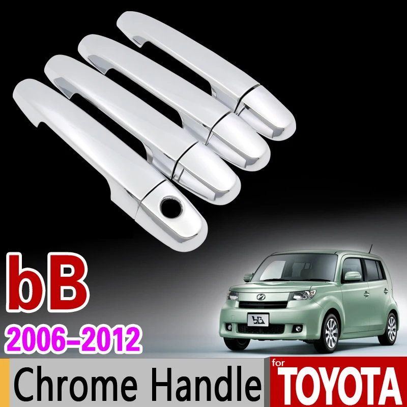 Хромированная накладка на ручки для Toyota bB 2006 2012 Накладка Daihatsu Coo Materia наклейки Subaru