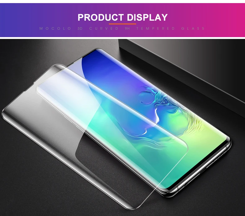 Samsung S10 note10 защита экрана Mocolo полное жидкое клееное 5D изогнутое УФ закаленное стекло samsung galaxy S10 Plus S10E NOTE 10