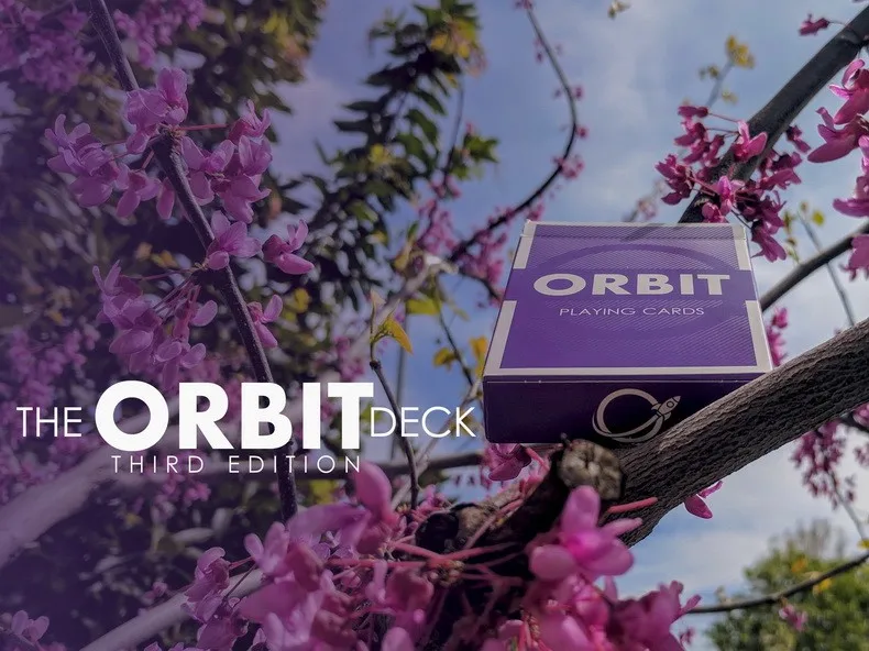Orbit V3 фиолетовый колода игральных карт бренд Покер Размер Запечатанный магический реквизит