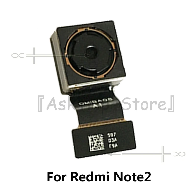 Оригинальная задняя большая Основная камера для Xiaomi mi Red mi Note 2 3 4X5 5A Pro запасные части для глобальной задней камеры гибкий кабель