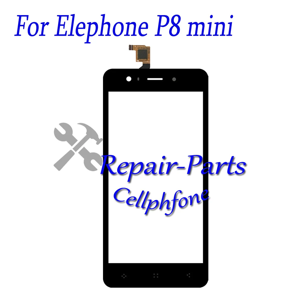 Черный 5 0 дюймов Новый сенсорный экран дигитайзер замена стекла для Elephone P8 мини