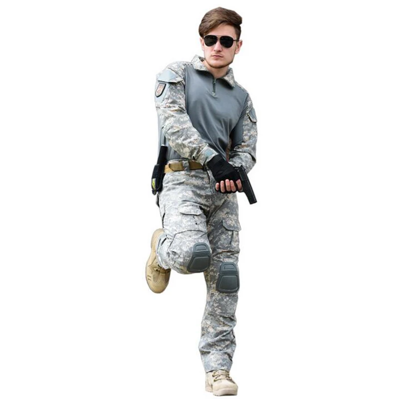 

Tactical Army Combat Training Clothing Sniper Uniform Men Military Shooting Camouflage Hunting Clothes