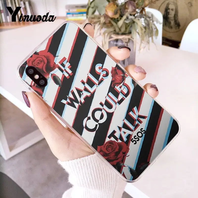 5Sos ремешок YOUNGBLOOD 5 секунд лета DIY окрашенный чехол для телефона iphone 12 5Sx 6 7plus 8 8Plus X XS