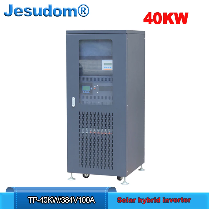 40KW солнечный инвертор с 384V100A Контроллер заряда, может заряжать 38.4KW солнечные панели чистый синусоидальный инвертор