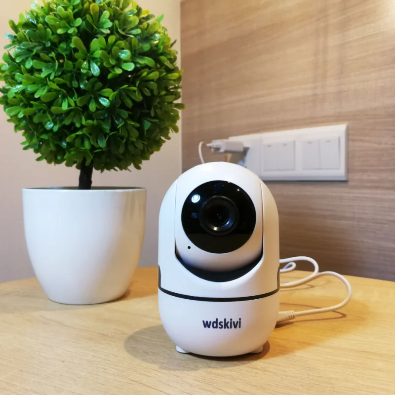 Wdskivi, Авто трек, 1080 P, IP камера, наблюдение, безопасность, для детей, домашних животных, монитор, WiFi, беспроводная камера, мини умный будильник, CCTV, домашняя камера