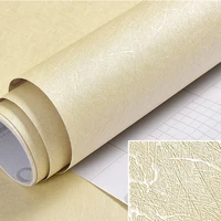 thicken pvc solid color wallpaper self adhesive waterproof 10m bedroom living room dormitory silver beige modern wallpaper roll