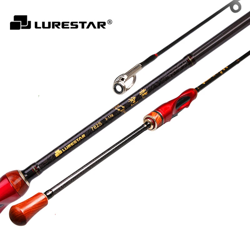 

LURESTAR Full Fuji Parts Super Light Lure Fishing Rod High Carbon Rod Throwing Rod 2.33m/2.4m spinning rod