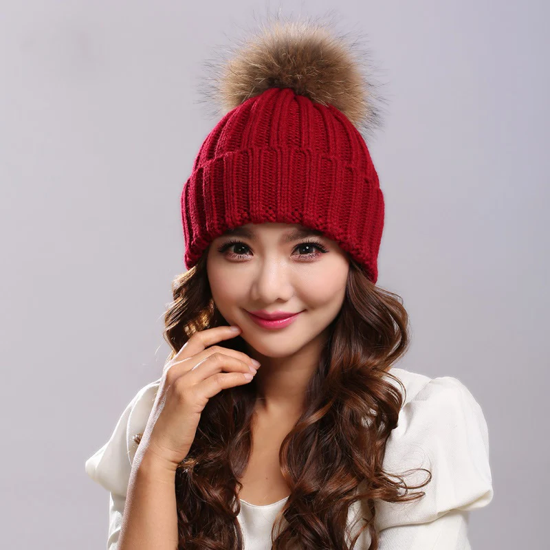 2017 зимние брендовые новые цветные шапки шерстяная вязаная шапка с помпонами из