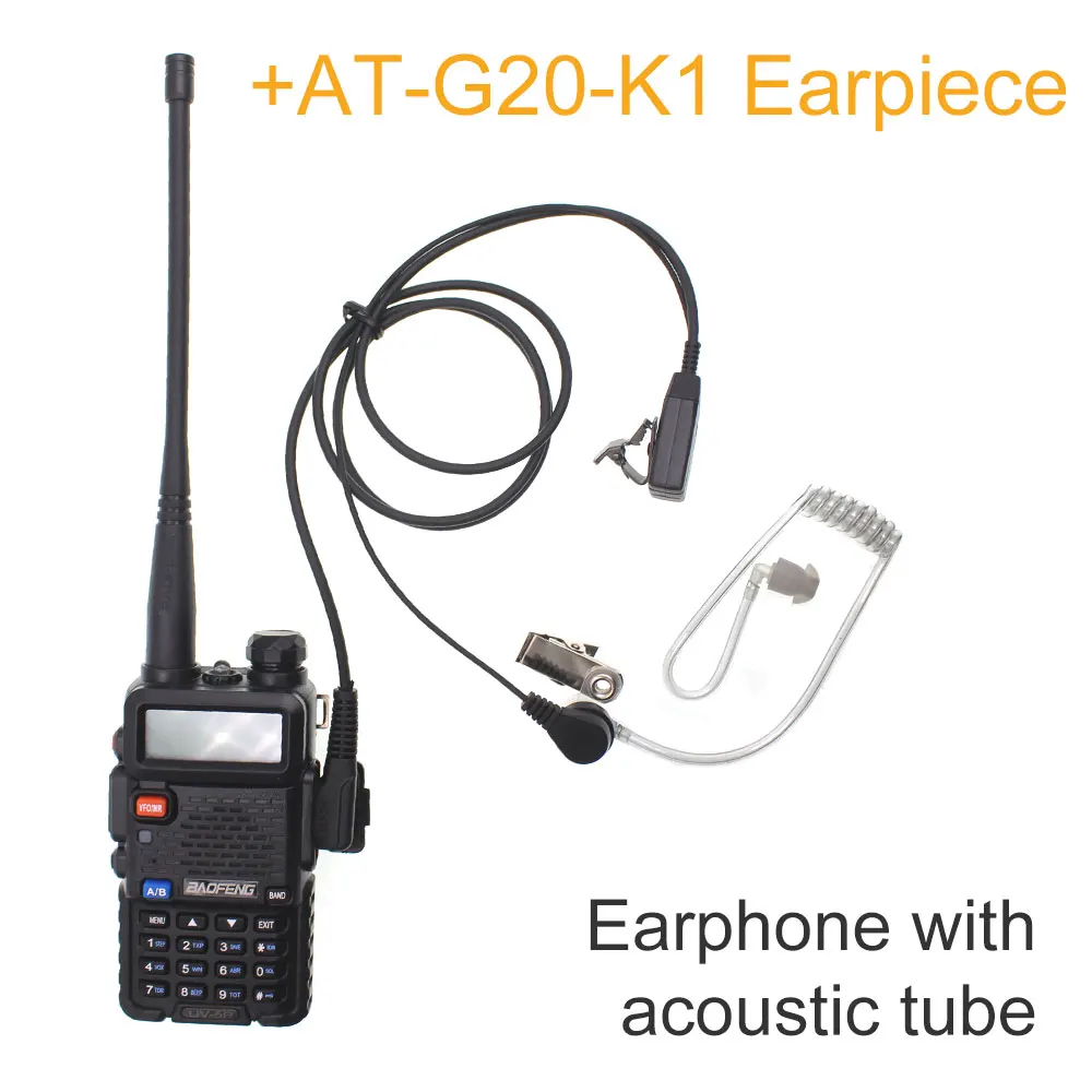 UV-5R-3band-ear Baofeng UV-5RX3 BF-R3 трехдиапазонная портативная рация 136-174 МГц 220-260 МГц 400-520 МГц 3 диапазона UV 1,25 м приемопередатчик радио - Цвет: UV-5R-3band-ear