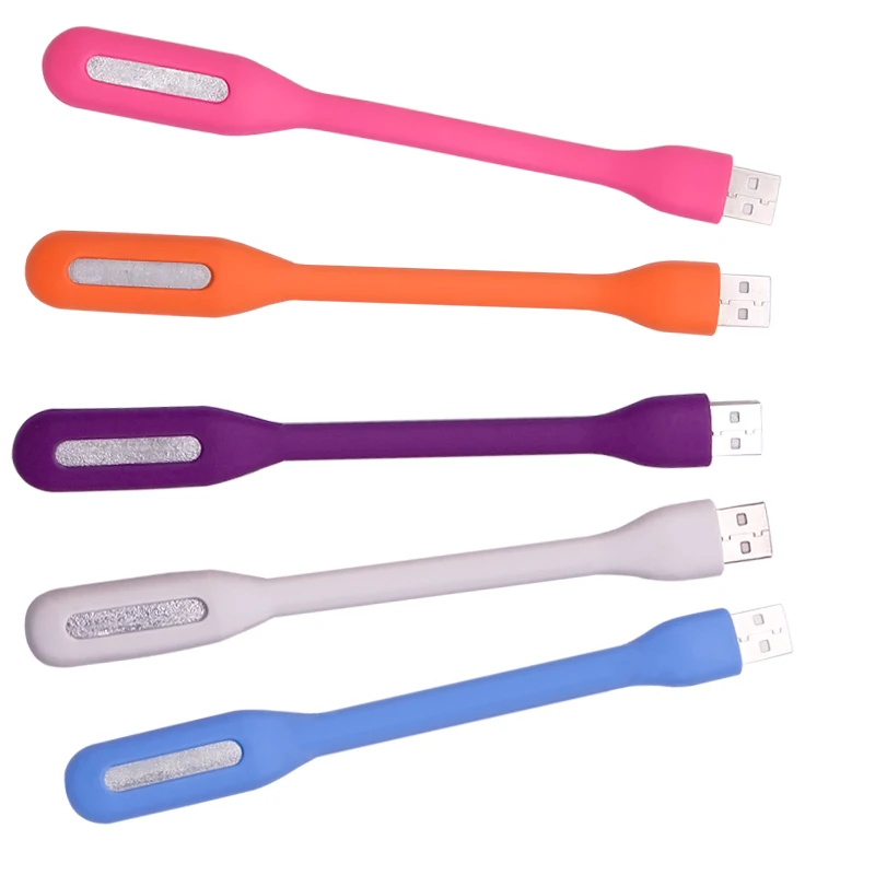 Flexible Mini Book Reading Light Small Led Flashlight USB LED Lamp Portable Super Bright Lights For Power Bank Computer | Лампы и