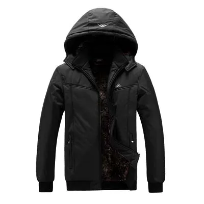 9520 black 125 кг может одежда больших размеров зимнее пальто для мужчин Уличная Термоодежда сохраняет тепло Кемпинг походные куртки новая 7XL ветровка большого размера - Цвет: 9520 black