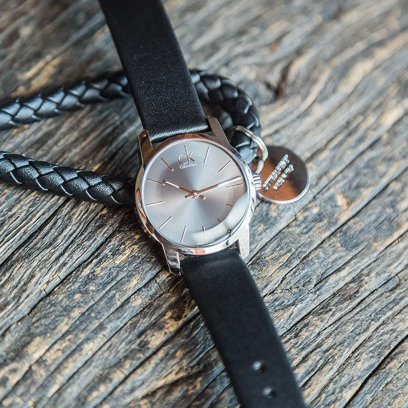 Женские светящиеся кварцевые часы CalvinKlein серии watchesCITY K2G23107|Женские наручные часы|