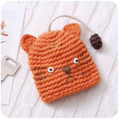 tiger Key Wallets Kweco Вейдер, хит, высокое качество, ручная работа, кошелек для ключей, модный, Повседневный, с затягивающимся шнурком, для женщин, мультфильм, брелок для ключей, ключница - Цвет: tiger Key Wallets