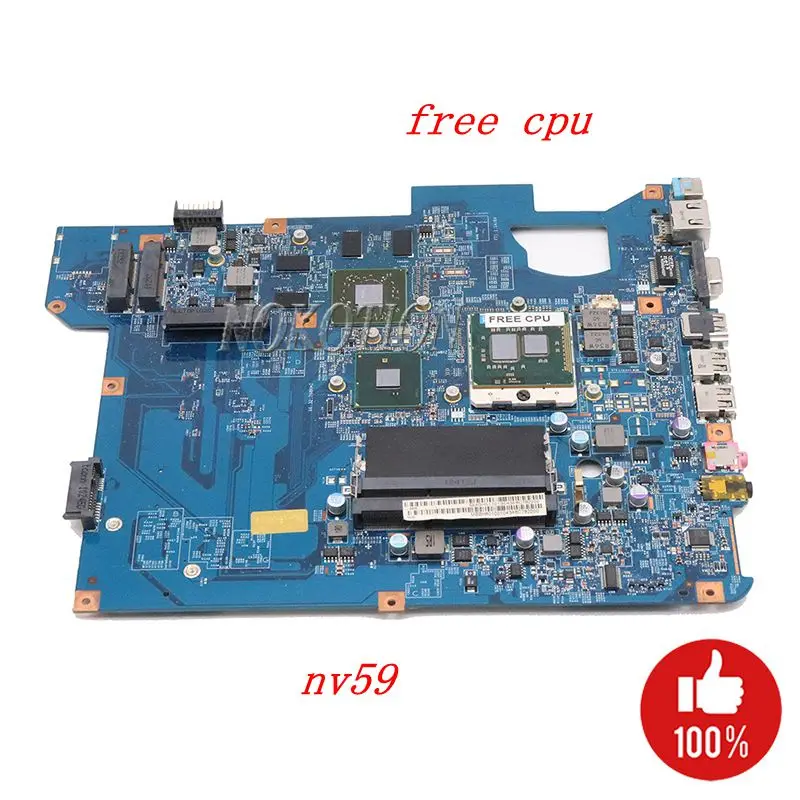 Материнская плата NOKOTIO NMBBH601001 MB.BH601.001 для Gateway NV59 ноутбука 48 4gh01.01m HM55 DDR3