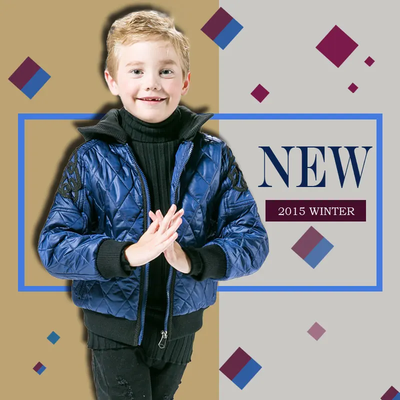 Хлопковое пальто с вышивкой для мальчиков 2018 г. модная брендовая парка куртка