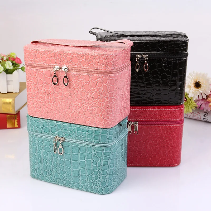 Женская косметичка из искусственной кожи чехол органайзер для косметики