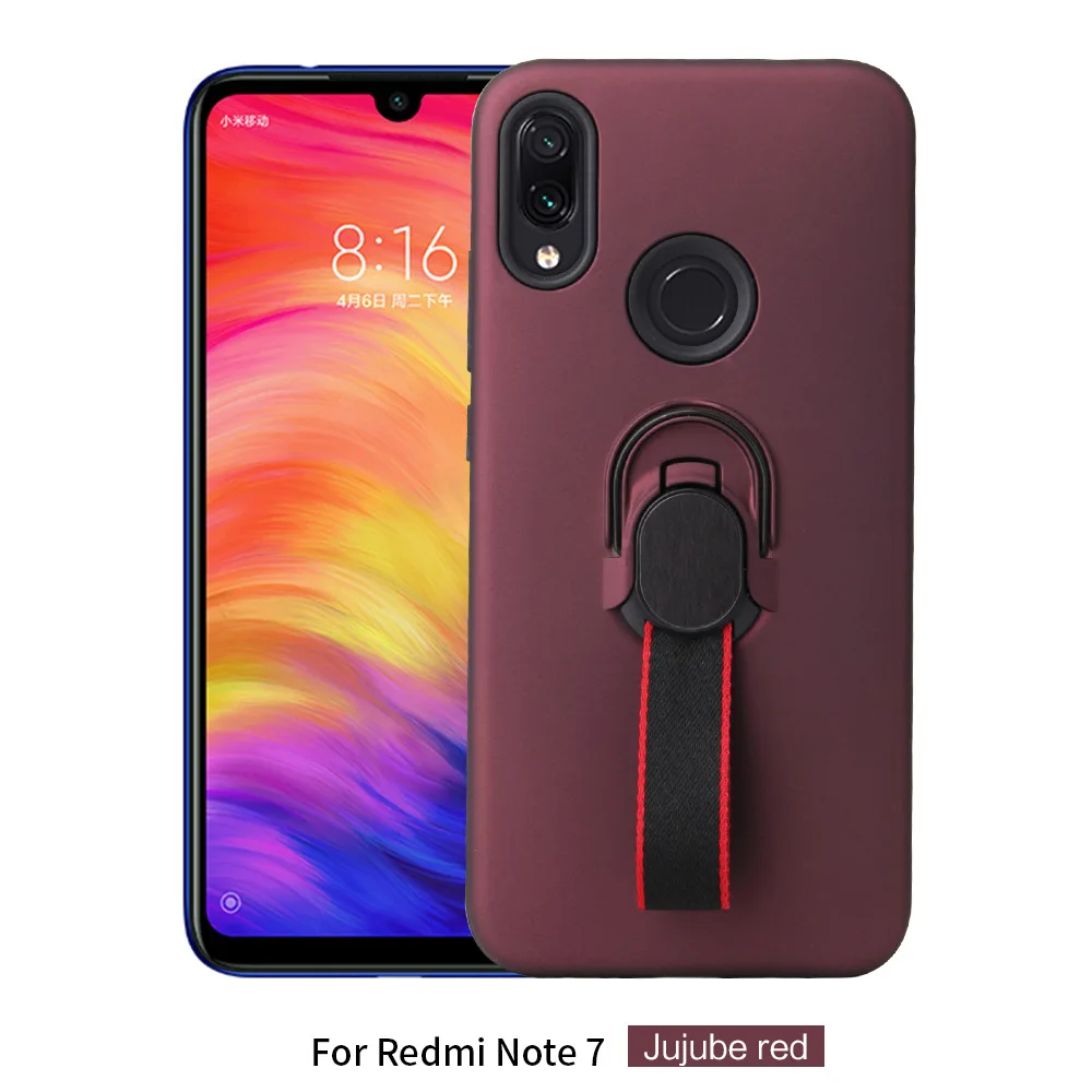 Кольцо на палец руки Пряжка Чехол Для Телефона Сяо mi красный S2 5 плюс 6 6A Pro Note 4 4X5 7 8