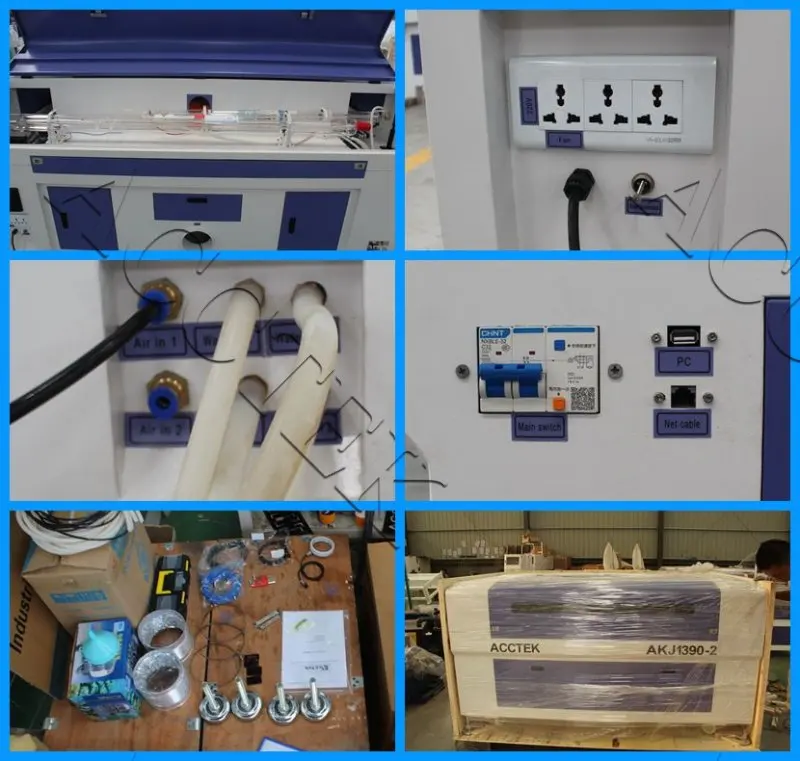 Лазерная машина лазер с двумя головками 80w 100w 130w 150w-1390 machine-60w kesim makinesi для продажи |